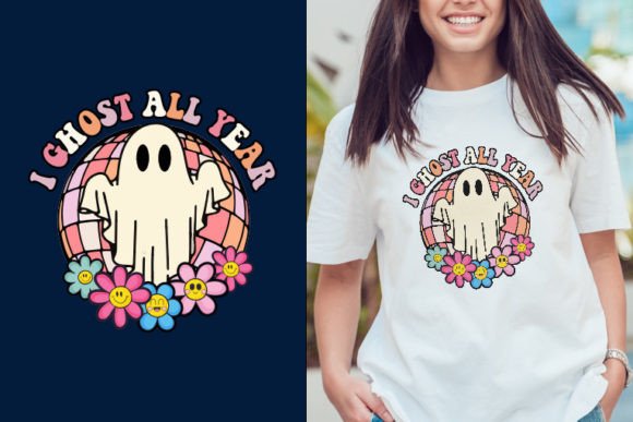 Download I Ghost Retro Halloween Svg Design - Retro halloween svg Collection