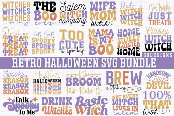 Download Retro Halloween SVG Bundle , Halloween - Retro halloween svg Collection