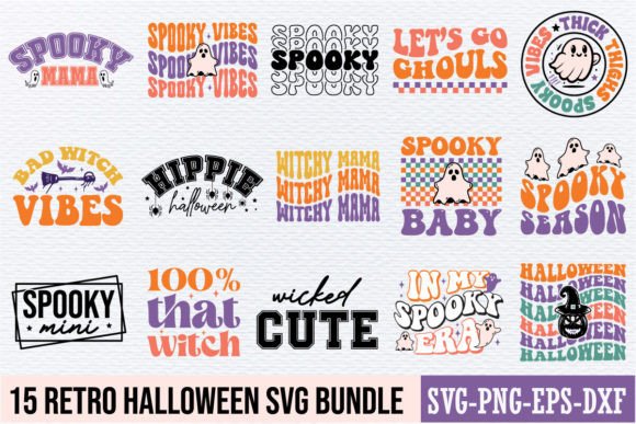 Download Retro Halloween Svg Bundle - Retro halloween svg Collection
