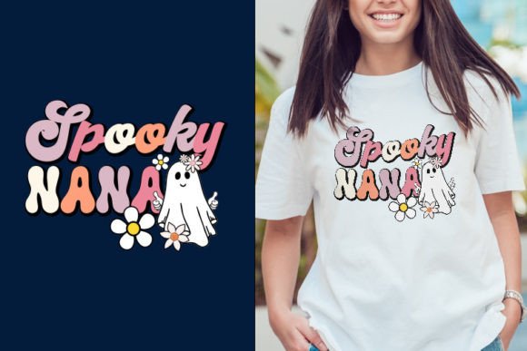 Download Spooky Nana Retro Halloween Svg Design - Retro halloween svg Collection