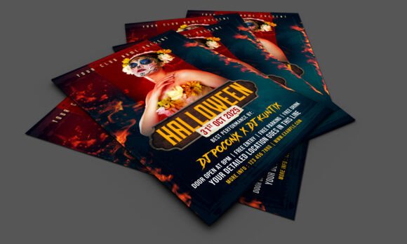 Download Elegant Halloween Party Flyer - Premium Bundle