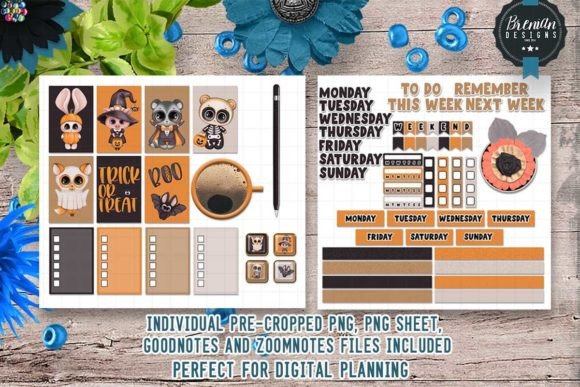 Download Halloween Party Digital Stickers - Premium Resources